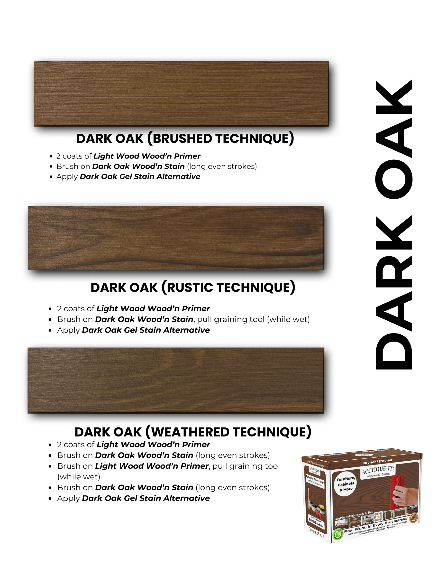 Retique It Wood Finish Kits Fan Deck