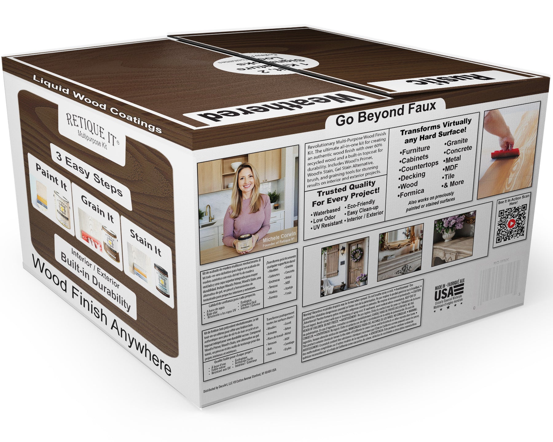 Wood'n Door Kit (Front & Garage Door) - Black Walnut
