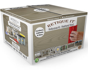 Multi-purpose Wood'n Kit (4x Lg) - Weathered Wood - Exterior Top Coat