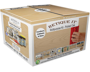 Multi-purpose Wood'n Kit (4x Lg) - Pickled Oak - Interior Top Coat
