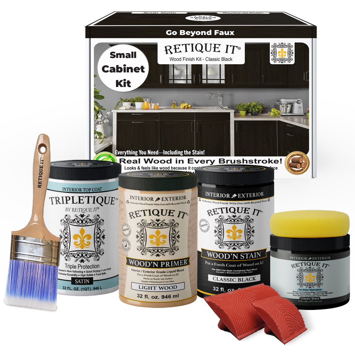 Multi-purpose Wood'n Kit (Large) - Classic Black - Interior Top Coat