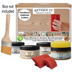Multi-purpose Wood'n Kit - Pickled Oak - Exterior Top Coat