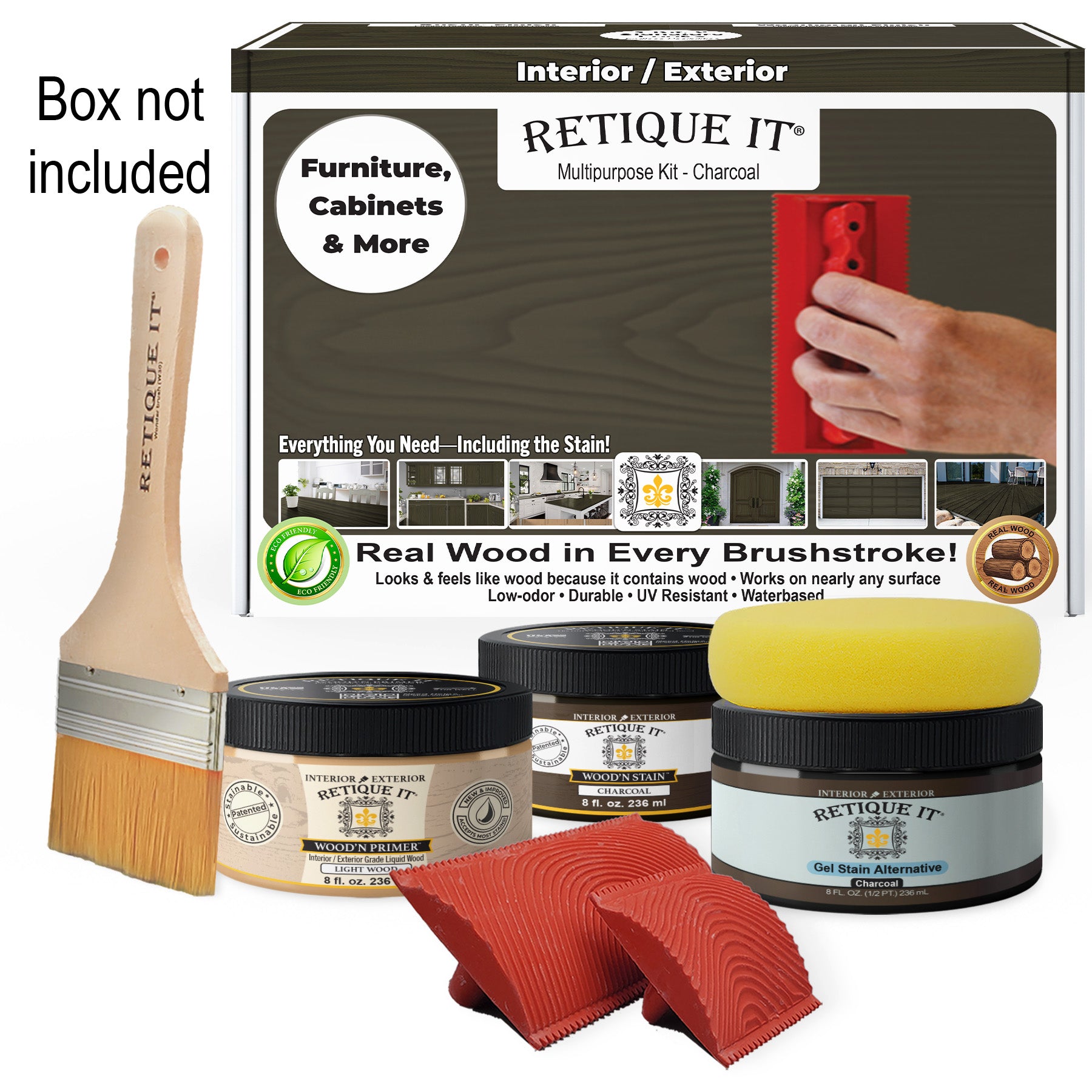 Multi-purpose Wood'n Kit - Charcoal