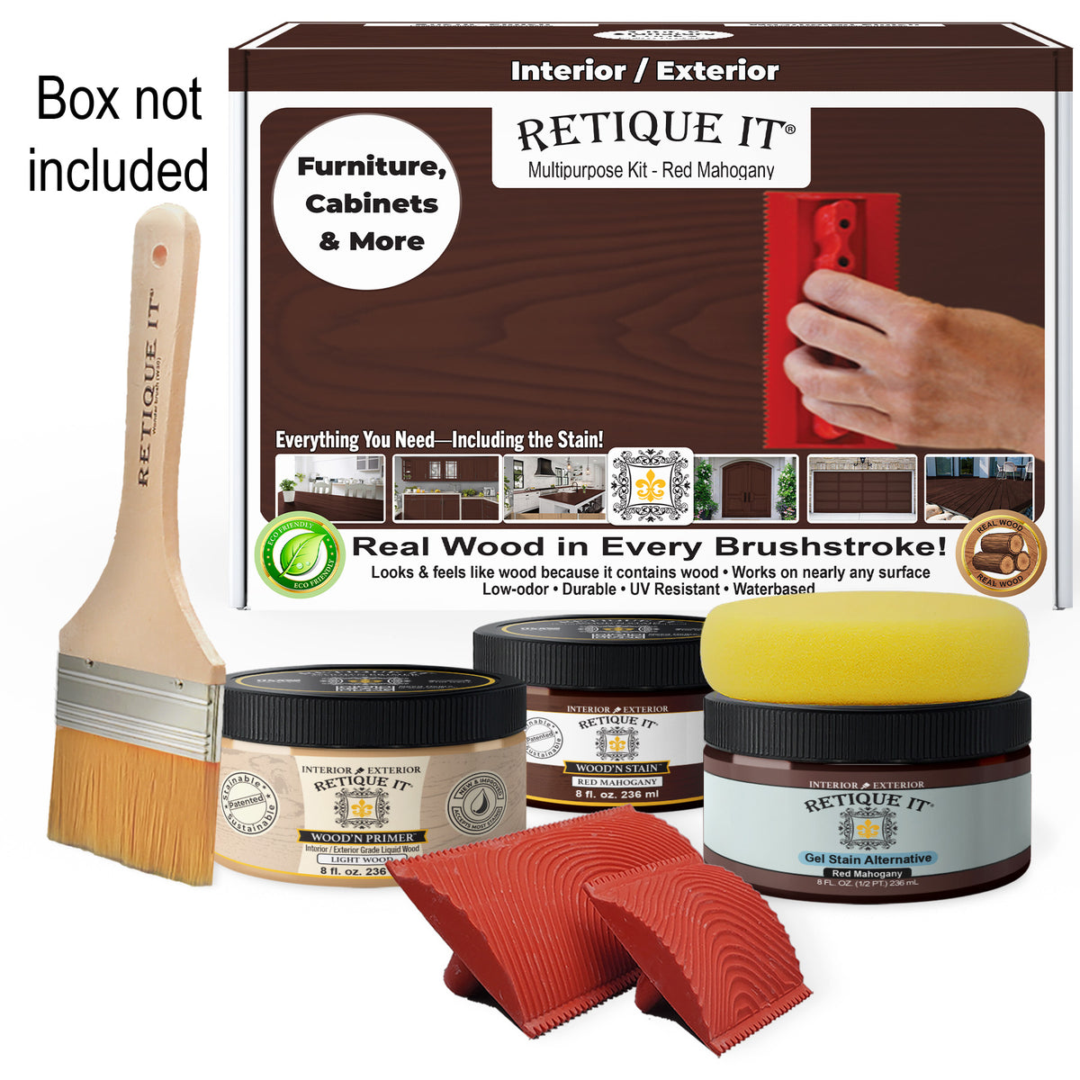 Multi-purpose Wood'n Kit - Red Mahogany