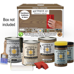 Multi-purpose Wood'n Kit (4x Lg) - Barn Wood - Exterior Top Coat