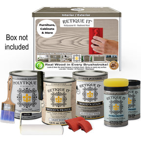 Multi-purpose Wood'n Kit (4x Lg) - Weathered Wood - Exterior Top Coat