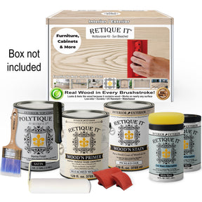 Multi-purpose Wood'n Kit (4x Lg) - Sun Bleached - Exterior Top Coat
