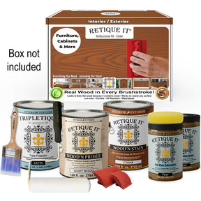 Multi-purpose Wood'n Kit (4x Lg) - Cedar - Interior Top Coat