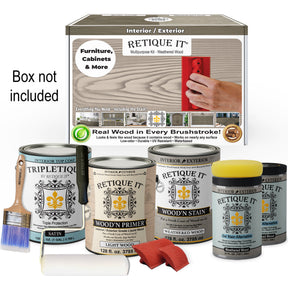 Multi-purpose Wood'n Kit (4x Lg) - Weathered Wood - Interior Top Coat