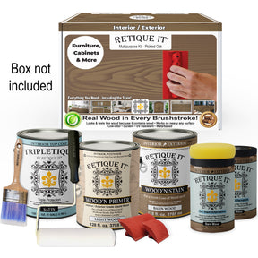 Multi-purpose Wood'n Kit (4x Lg) - Barn Wood - Interior Top Coat