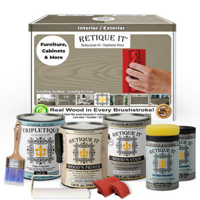 Multi-purpose Wood'n Kit (4x Lg) - Weathered Wood - Interior Top Coat