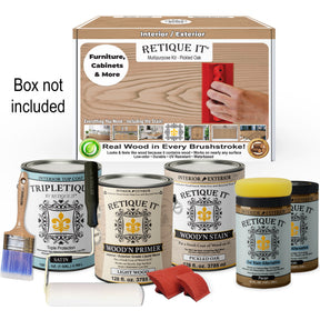 Multi-purpose Wood'n Kit (4x Lg) - Pickled Oak - Interior Top Coat