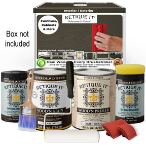 Multi-purpose Wood'n Kit (4x Lg) - Charcoal