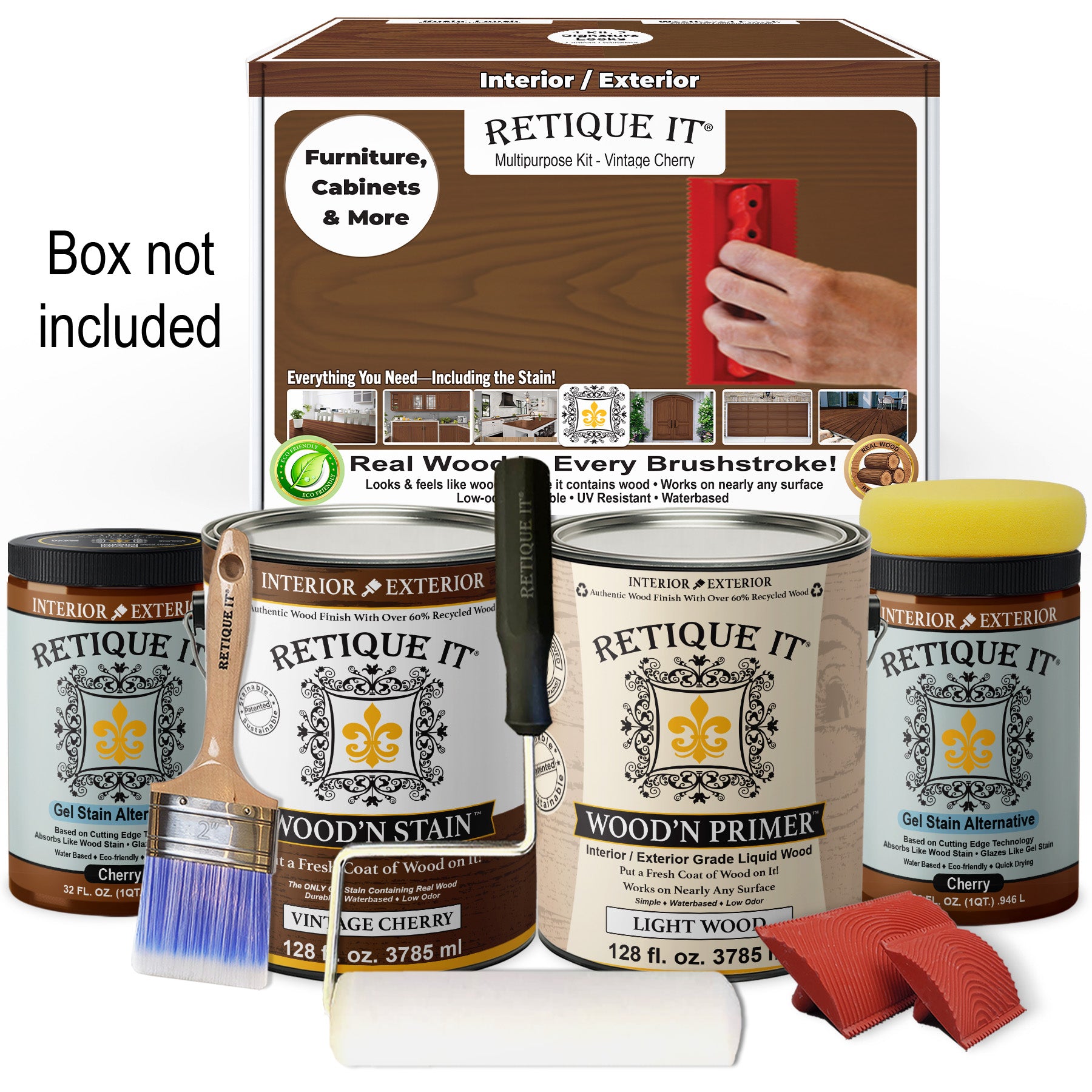 Multi-purpose Wood'n Kit (4x Lg) - Vintage Cherry