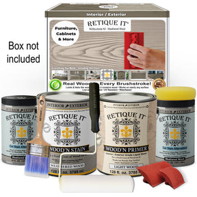 Multi-purpose Wood'n Kit (4x Lg) - Weathered Wood