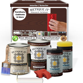 Multi-purpose Wood'n Kit (4x Lg) - Red Mahogany