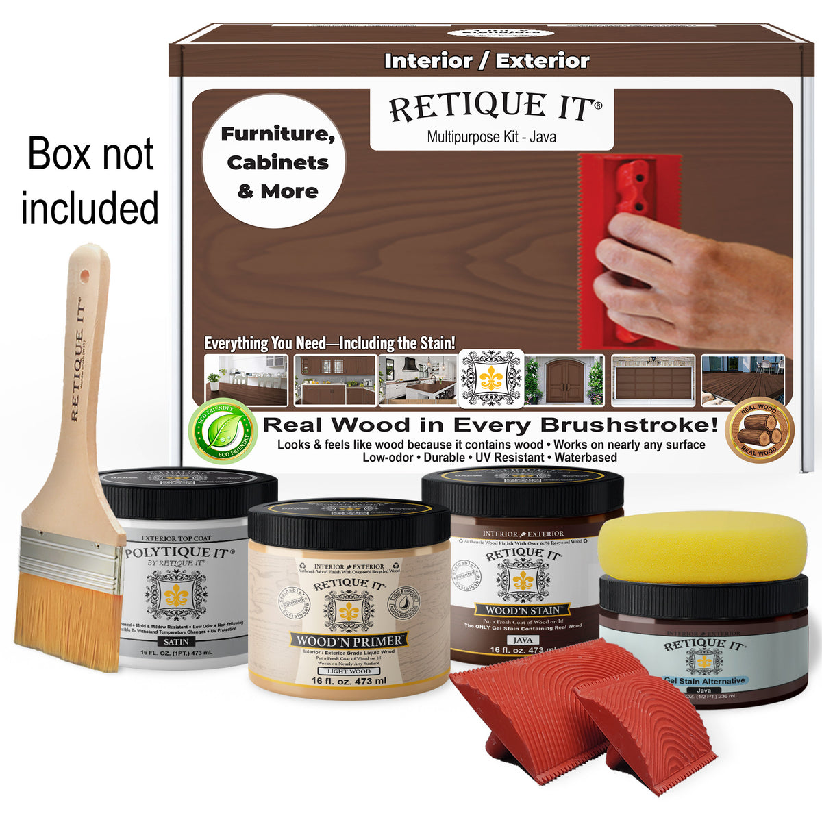 Multi-purpose Wood'n Kit (Med) - Java - Exterior Top Coat