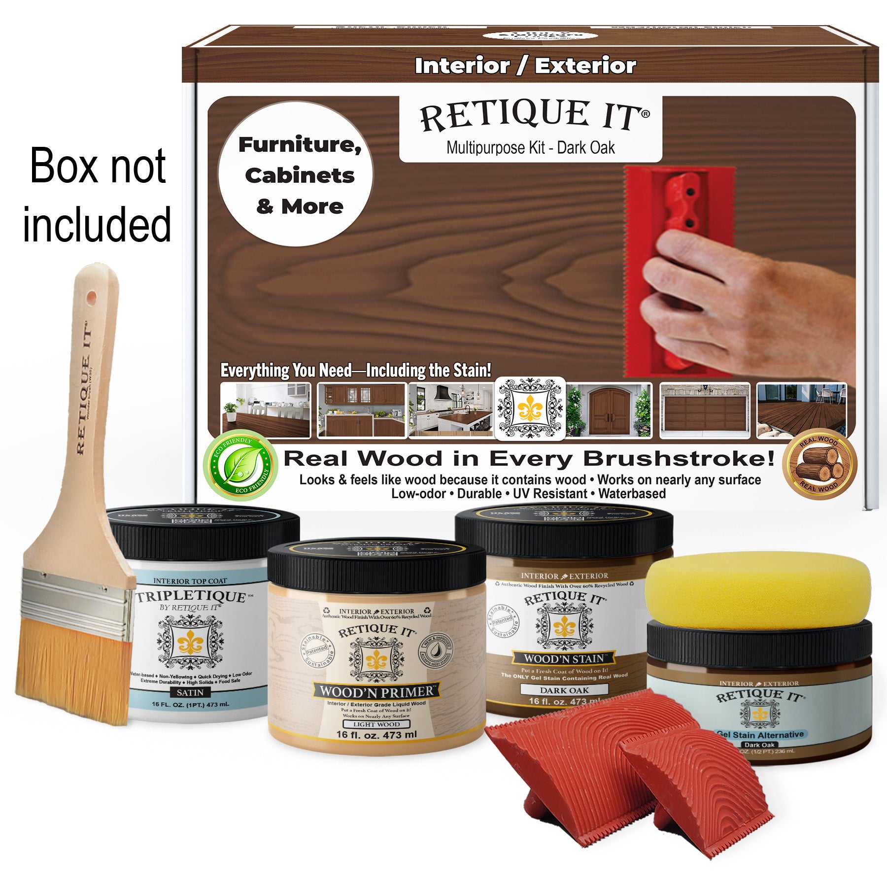 Multi-purpose Wood'n Kit (Med) - Dark Oak - Interior Top Coat