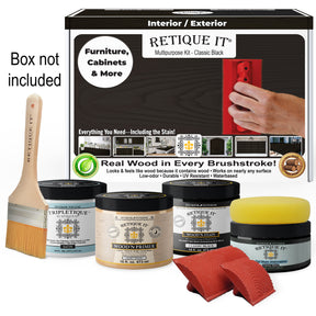 Multi-purpose Wood'n Kit (Med) - Classic Black - Interior Top Coat
