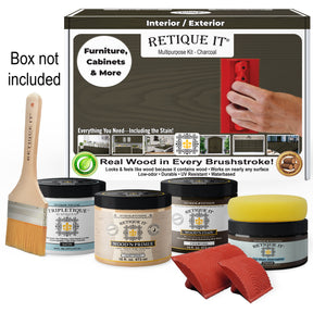Multi-purpose Wood'n Kit (Med) - Charcoal - Interior Top Coat