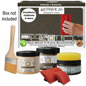 Multi-purpose Wood'n Kit (Med) - Charcoal