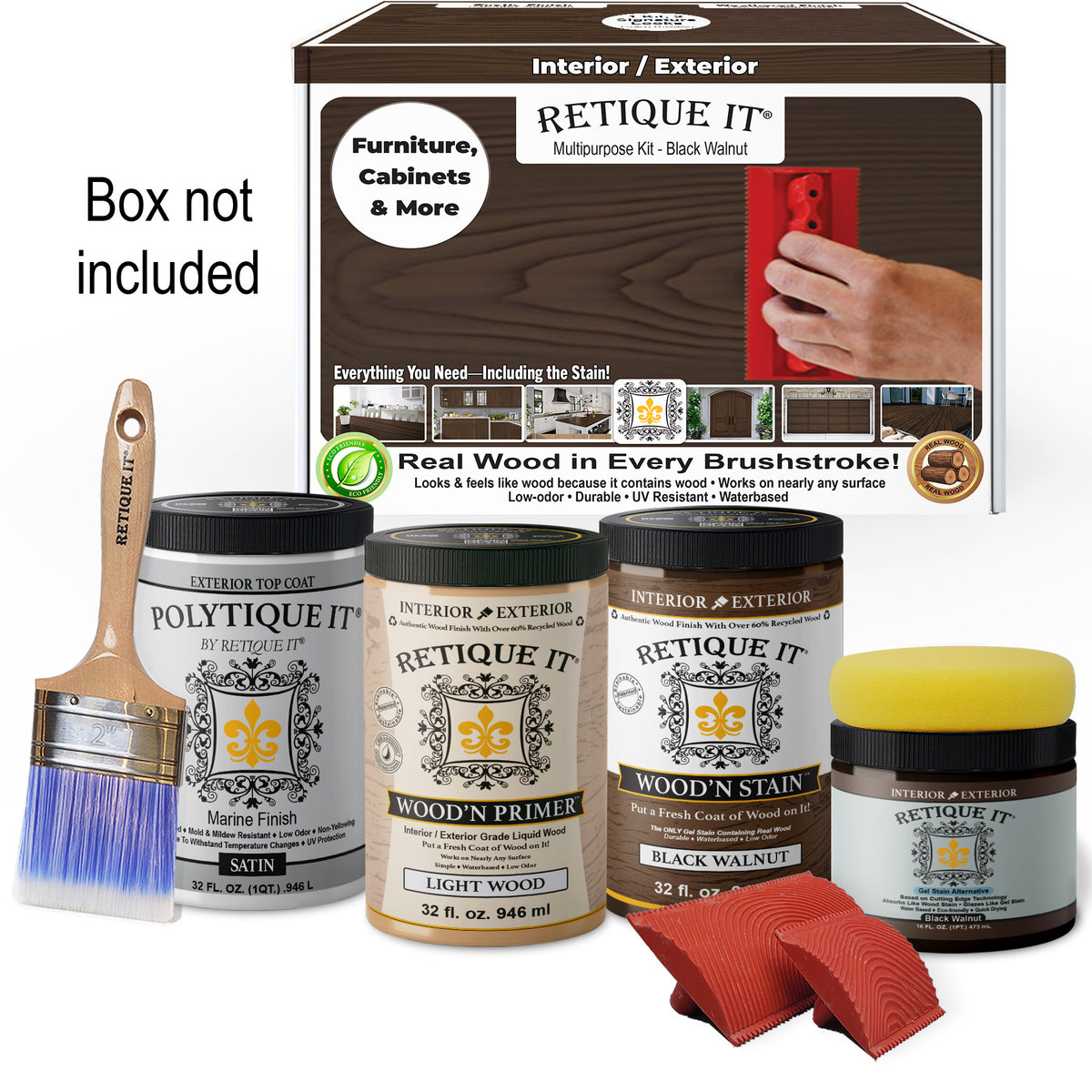 Multi-purpose Wood'n Kit (Large) - Black Walnut