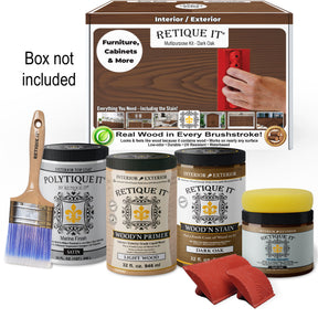 Multi-purpose Wood'n Kit (Large) - Dark Oak - Exterior Top Coat