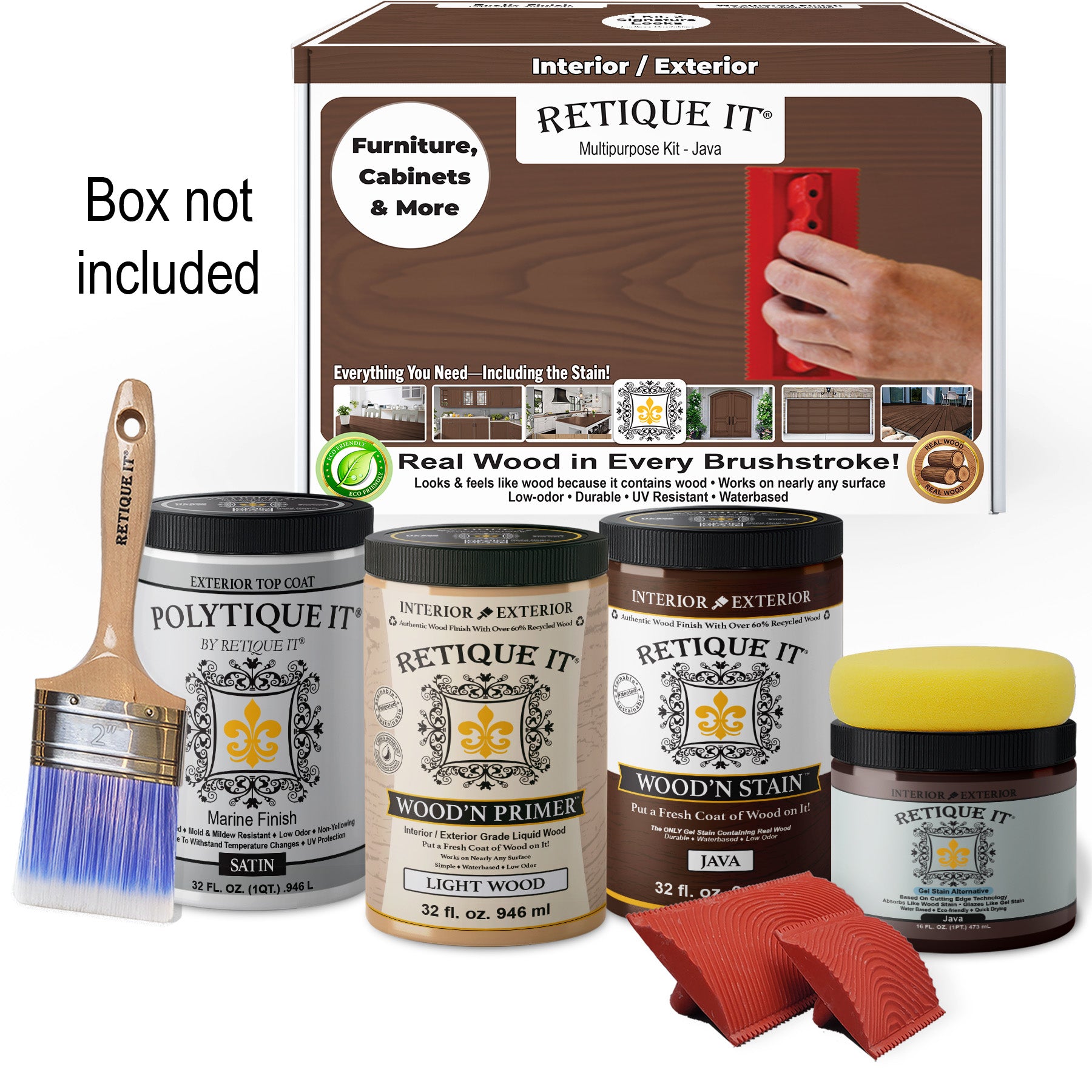 Multi-purpose Wood'n Kit (Large) - Java - Exterior Top Coat