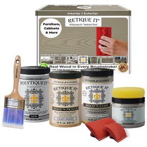 Multi-purpose Wood'n Kit (Large) - Weathered Wood - Exterior Top Coat