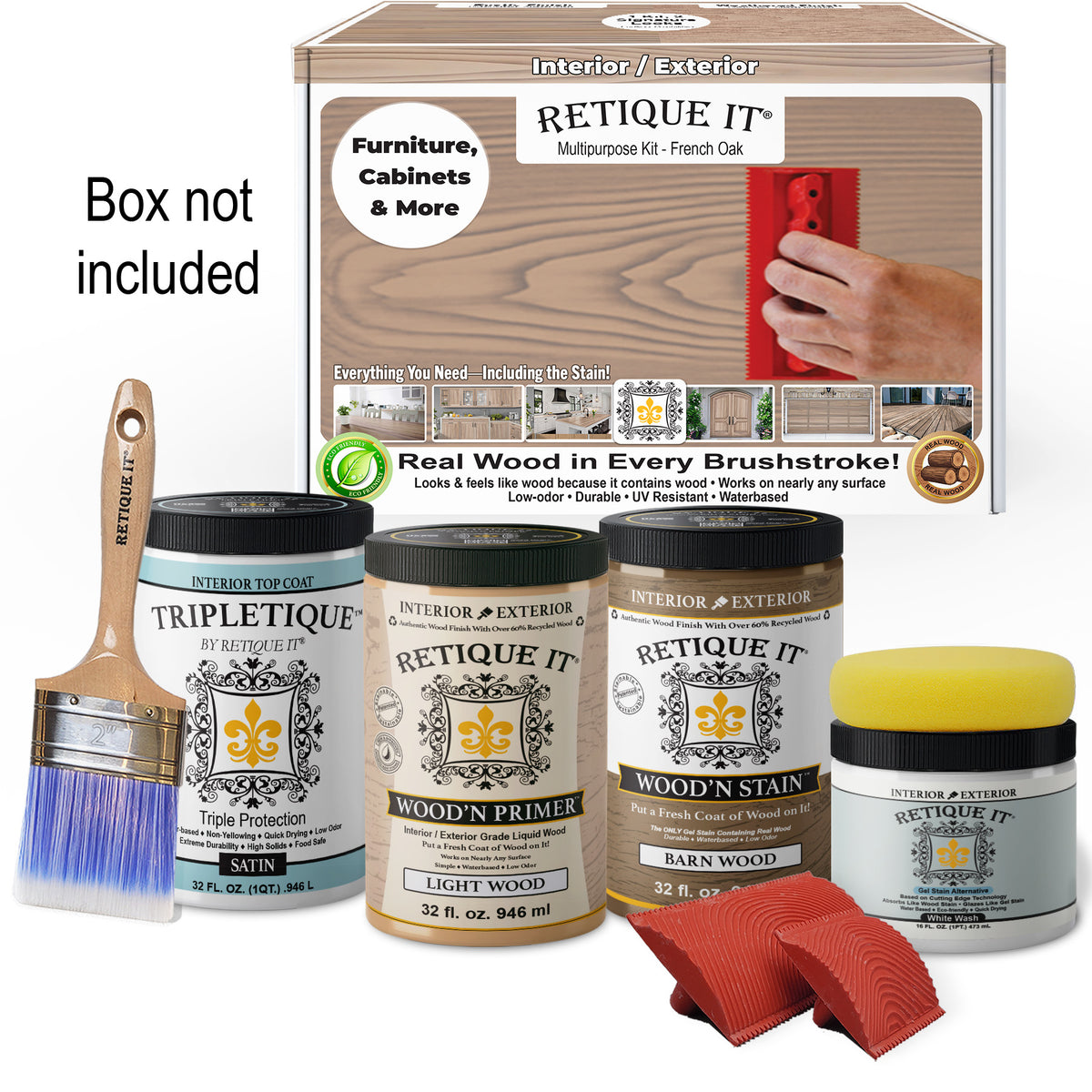 Multi-purpose Wood'n Kit (Large) - French Oak - Interior Top Coat