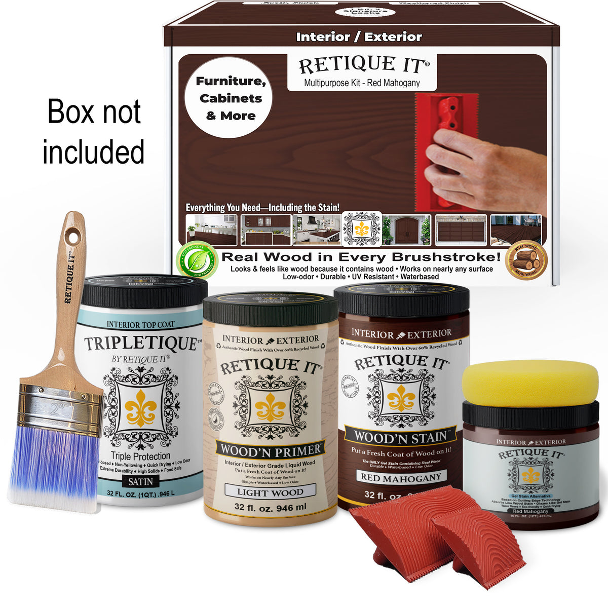 Multi-purpose Wood'n Kit (Large) - Red Mahogany - Interior Top Coat