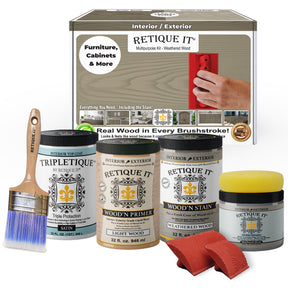 Multi-purpose Wood'n Kit (Large) - Weathered Wood - Interior Top Coat