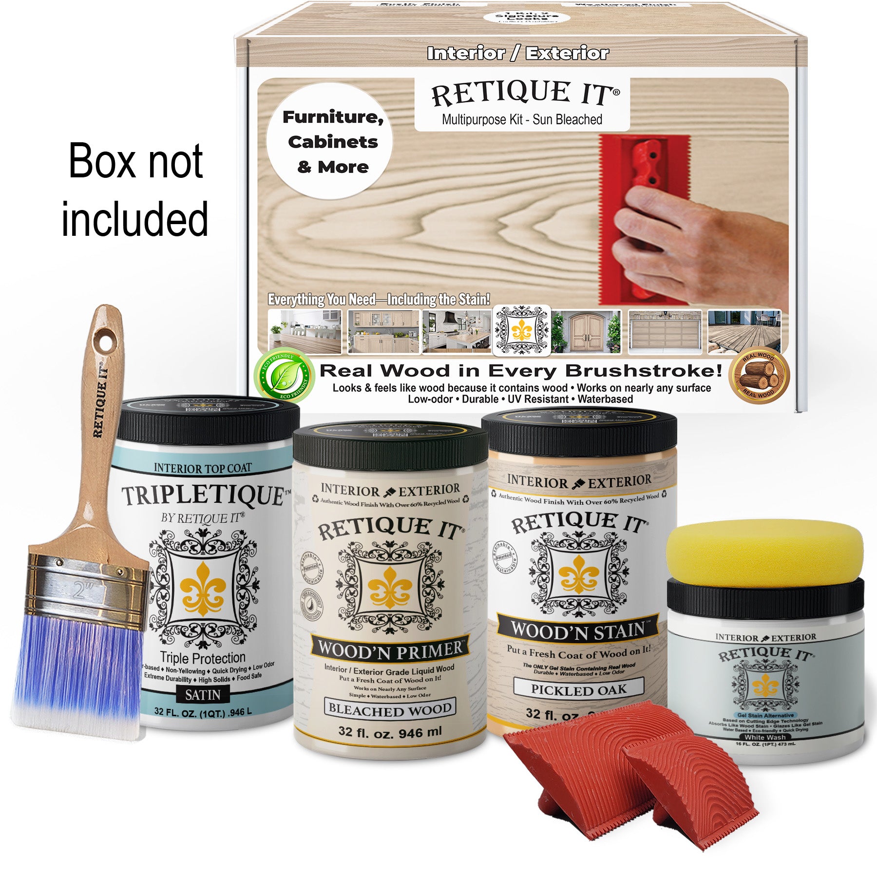 Multi-purpose Wood'n Kit (Large) - Sun Bleached - Interior Top Coat