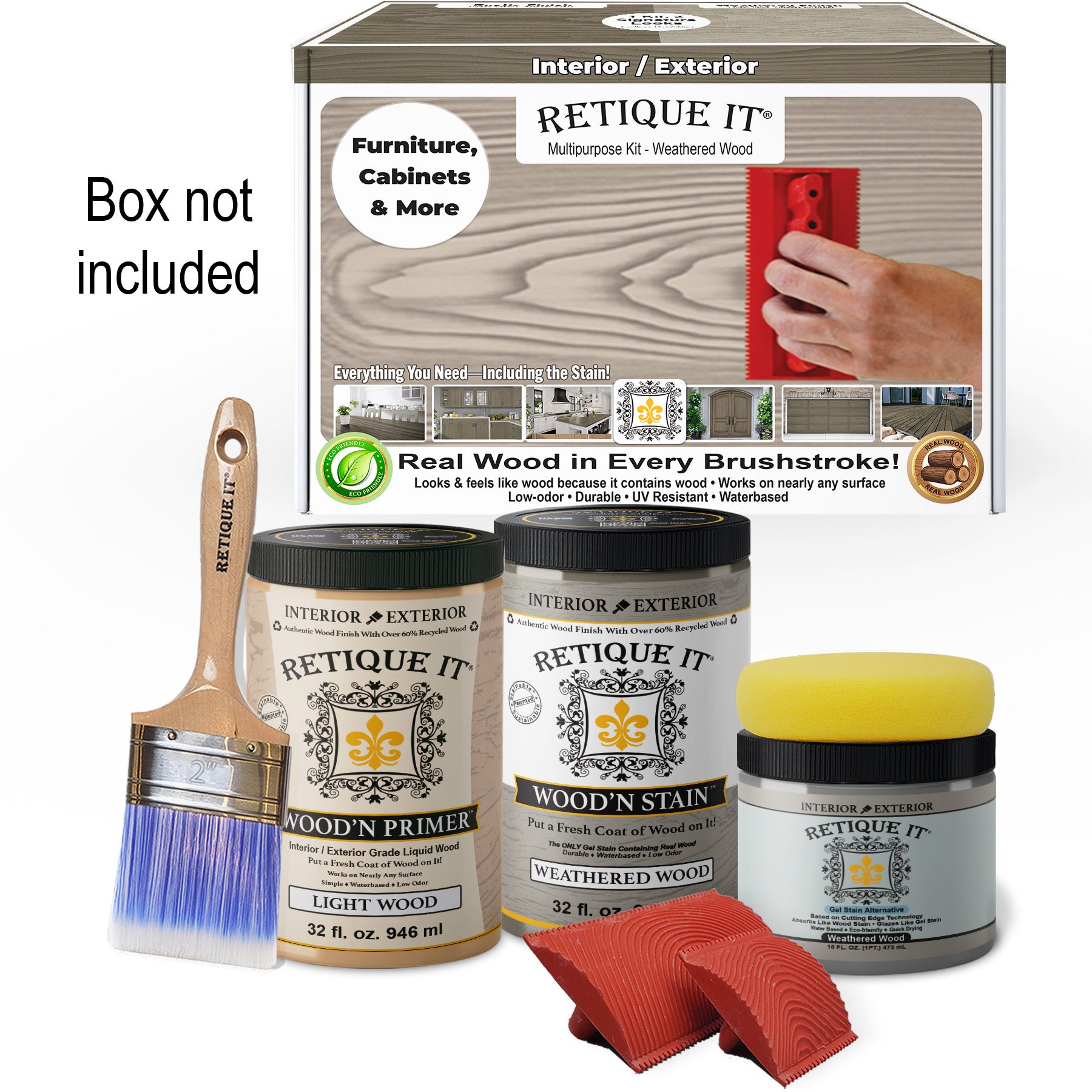 Multi-purpose Wood'n Kit (Large) - Weathered Wood