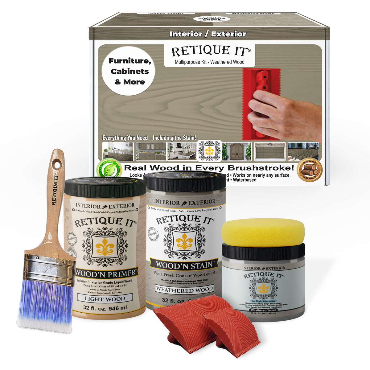 Multi-purpose Wood'n Kit (Large) - Weathered Wood