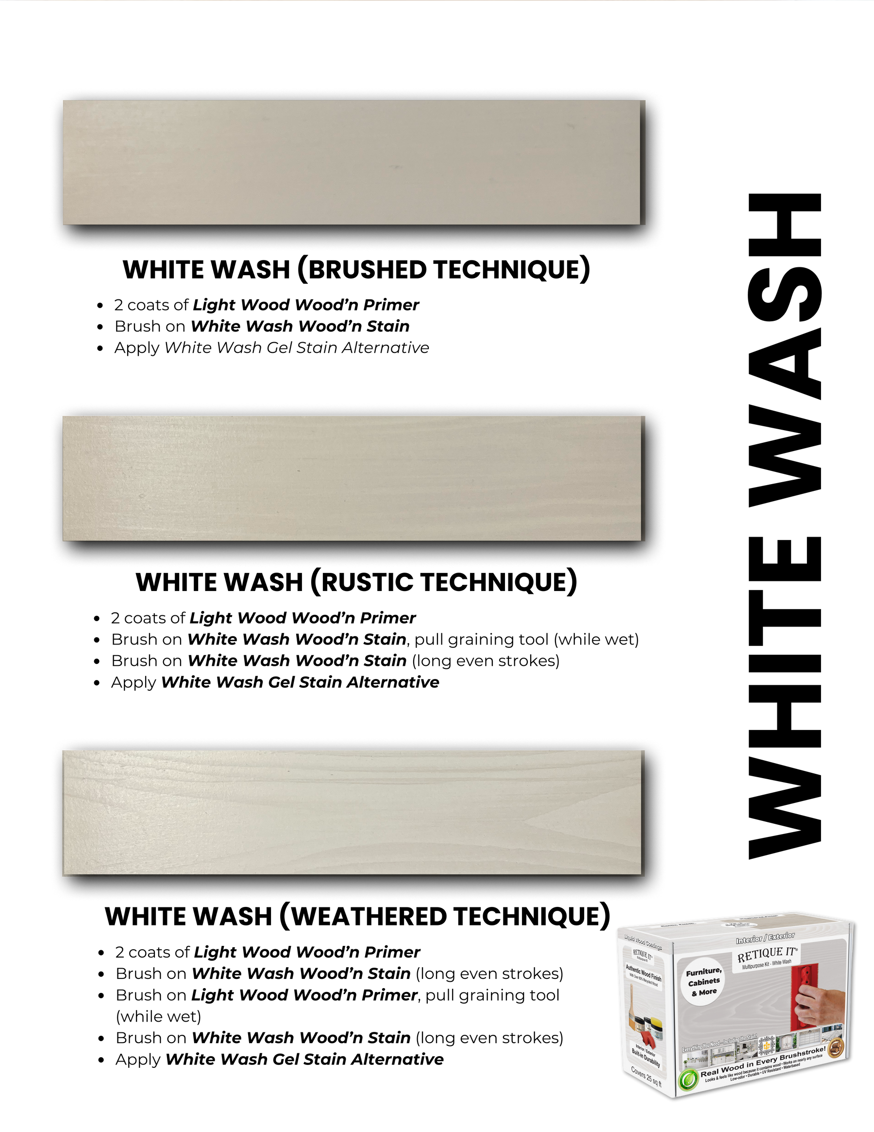 Retique It Wood Finish Kits Fan Deck