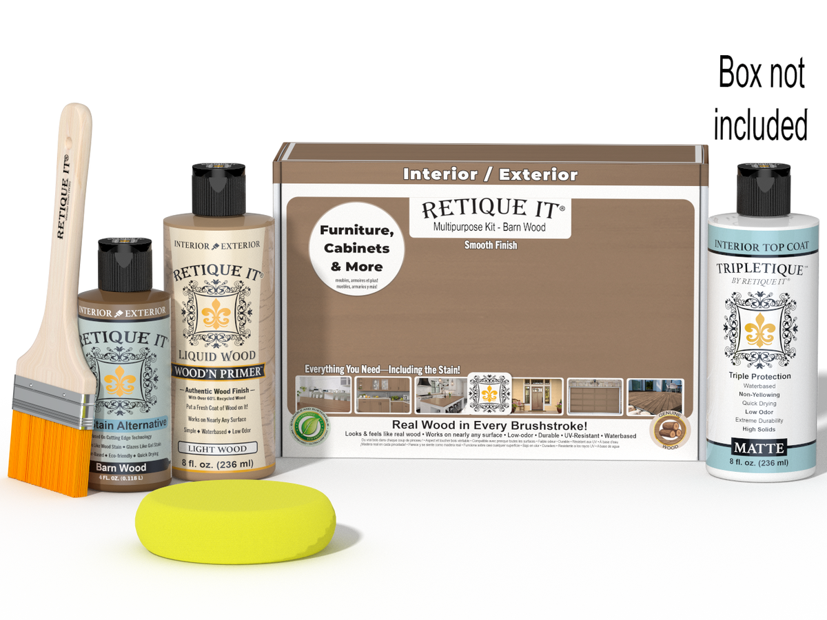 Multi-purpose Smooth Finish Kit - Barn Wood - Interior Top Coat