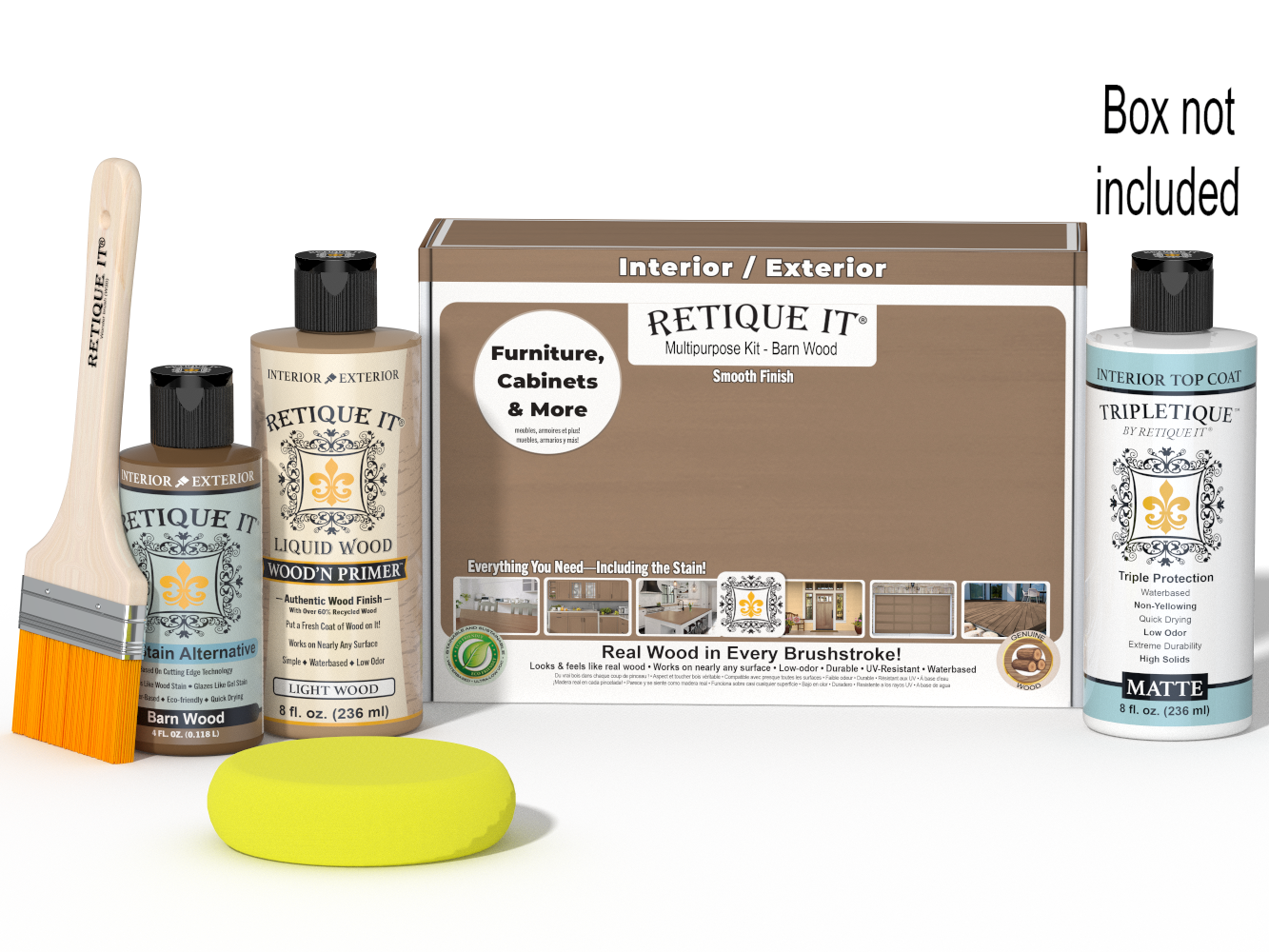 Multi-purpose Smooth Finish Kit - Barn Wood - Interior Top Coat