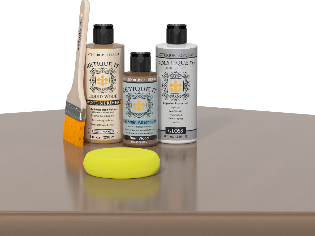 Multi-purpose Smooth Finish Kit - Barn Wood - Exterior Top Coat