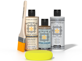 Multi-purpose Smooth Finish Kit - Barn Wood - Exterior Top Coat