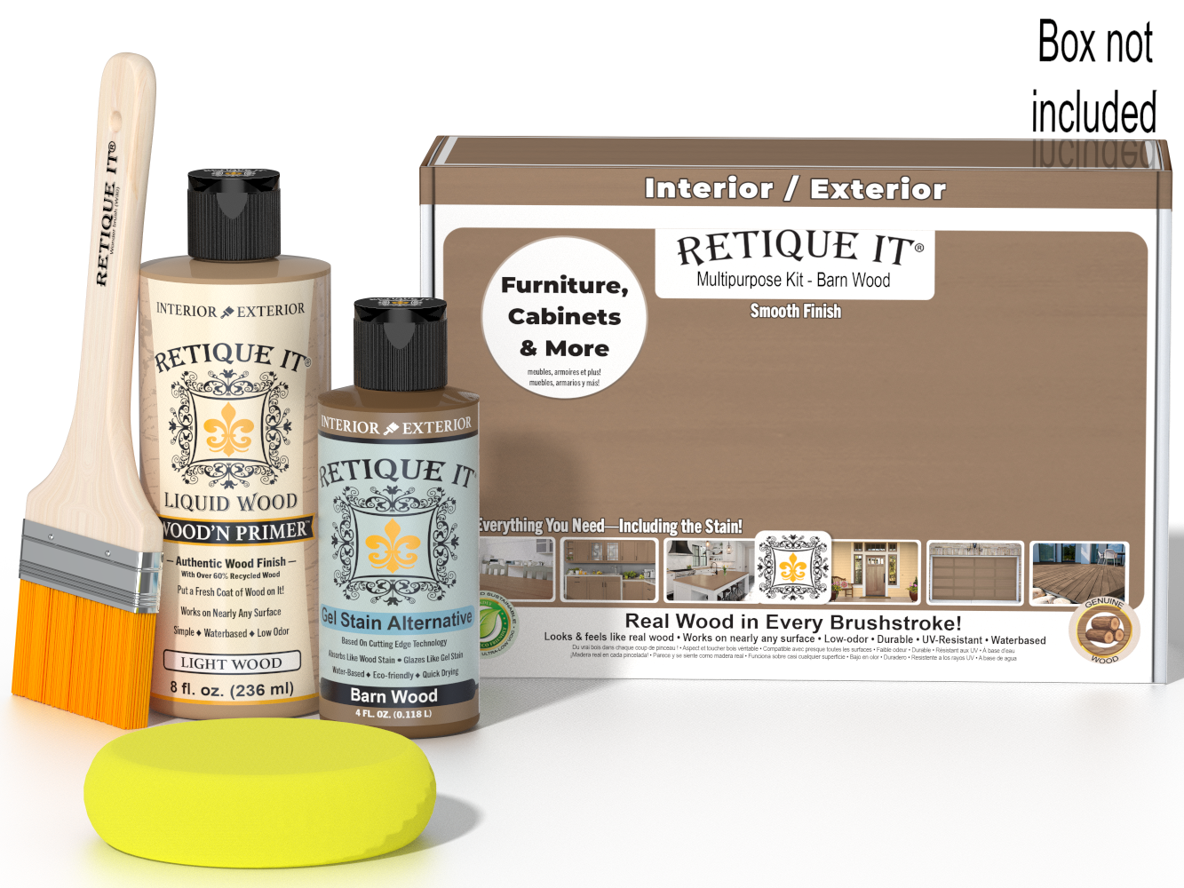 Multi-purpose Smooth Finish Kit - Barn Wood