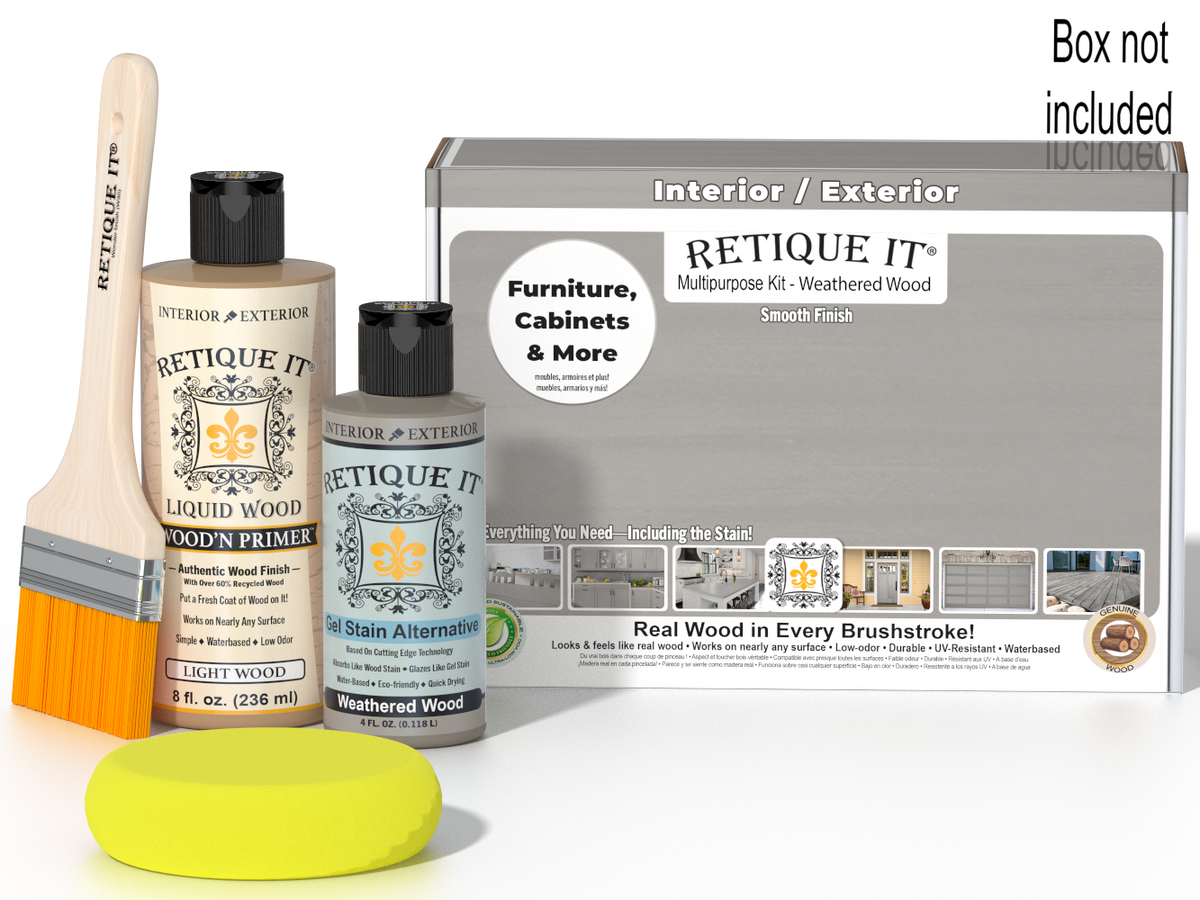 Multi-purpose Smooth Finish Kit - Weathered Wood