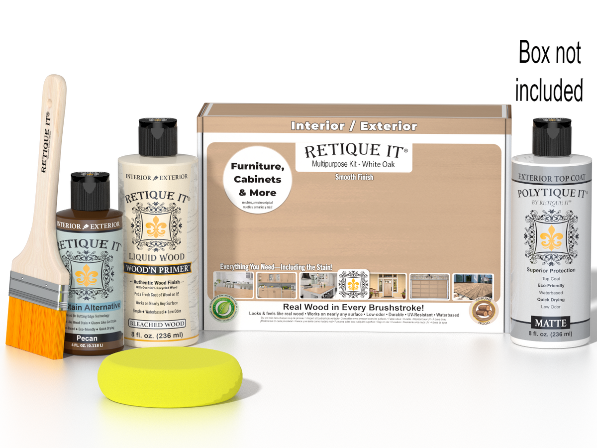 Multi-purpose Smooth Finish Kit - White Oak - Exterior Top Coat