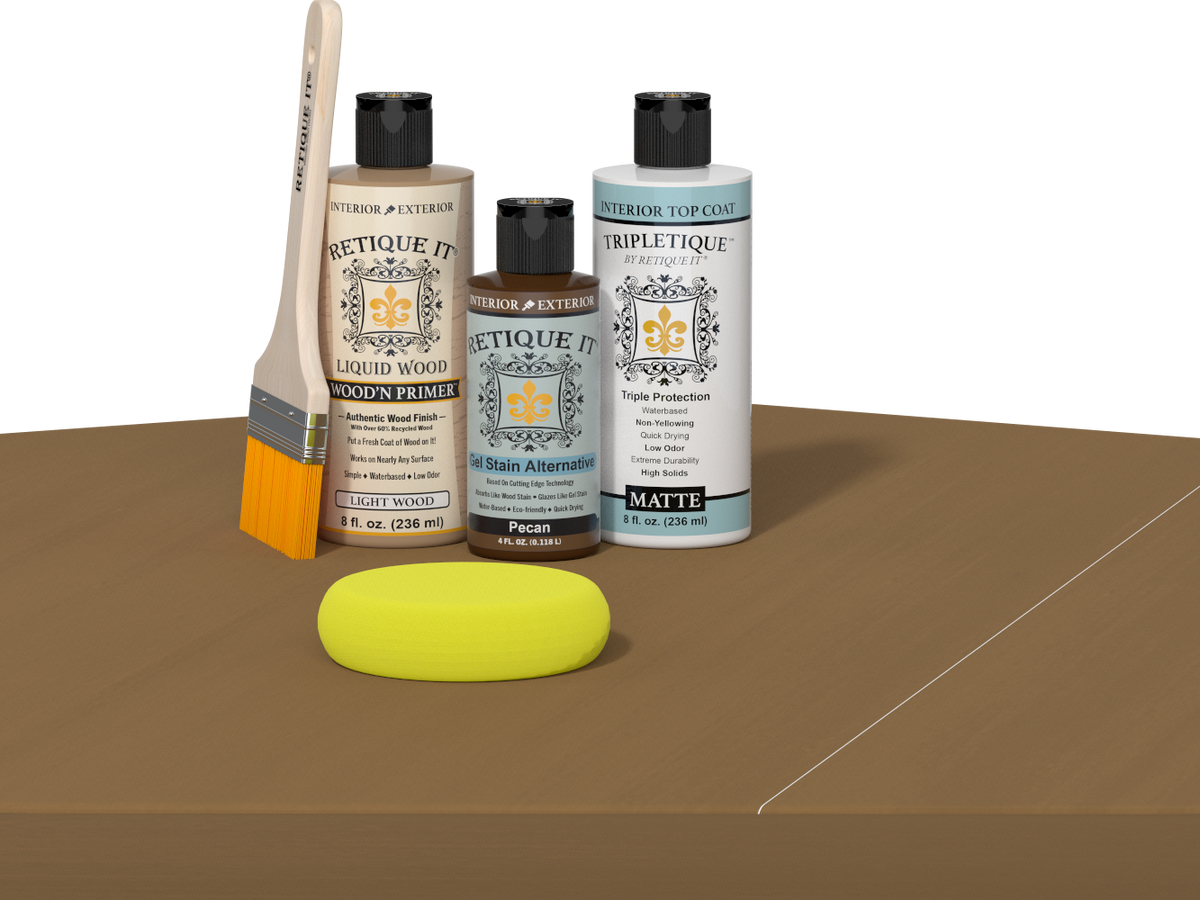 Multi-purpose Smooth Finish Kit - Pecan - Interior Top Coat