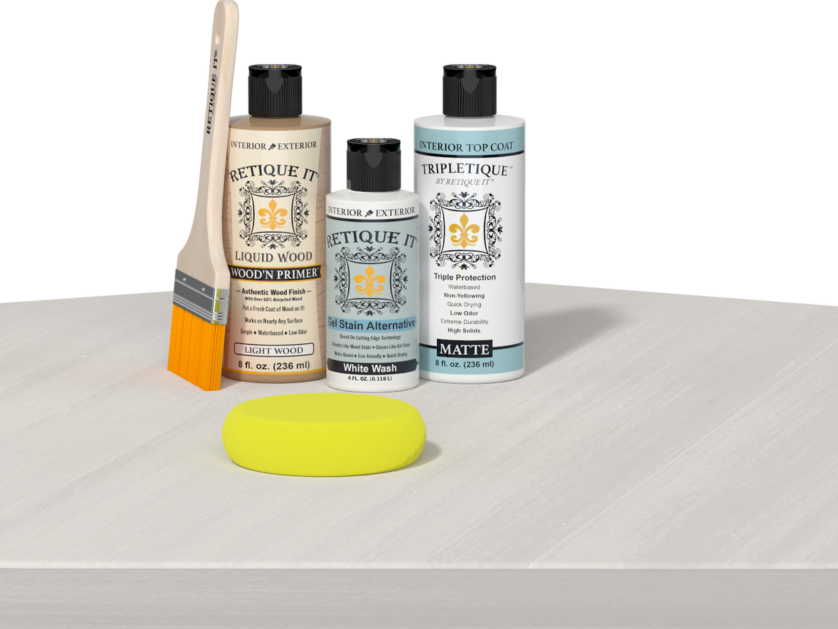 Multi-purpose Smooth Finish Kit - White Wash - Interior Top Coat