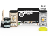 Retique It® Multi-purpose Smooth Finish Kit (Large) in classic black with exterior top coat and matte finish, including brushes and tools.