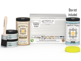 Large white wash interior top coat from Retique It® Wood'n Finish Kits, smooth finish for multi-purpose wood surfaces.