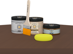 Dark Oak wood finish kit from Retique It® for exterior top coat, includes smooth matte finish for multi-purpose wood surfaces.