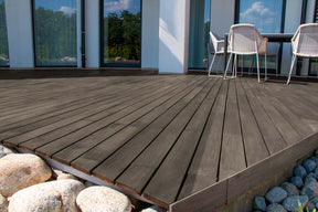 Retique It Multi-purpose Smooth Finish Kit in Harbor Gray for exterior wood decking with a sleek, smooth top coat finish.