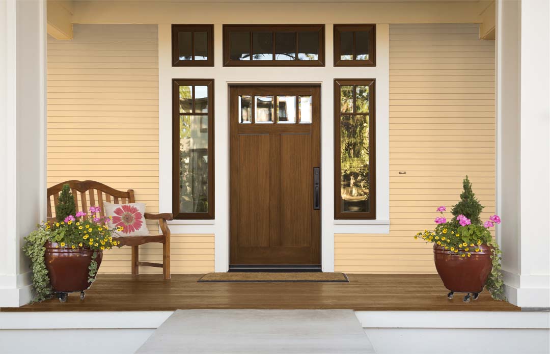 Retique It Multi-purpose Smooth Finish Kit in Cherry for exterior wood surfaces, featuring a glossy top coat for a polished look.